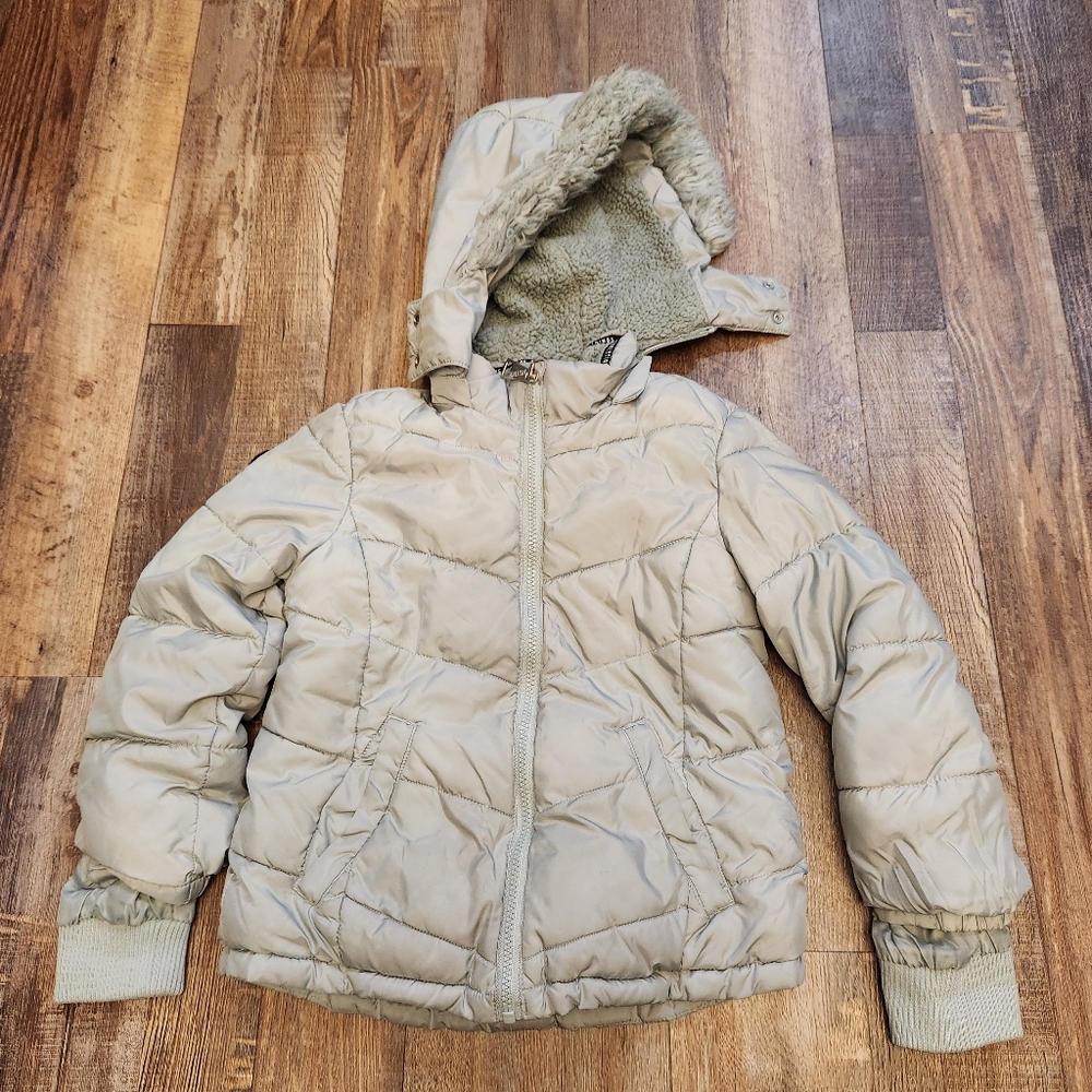 Justice Kids Puffer Jacket With Removable Hood
